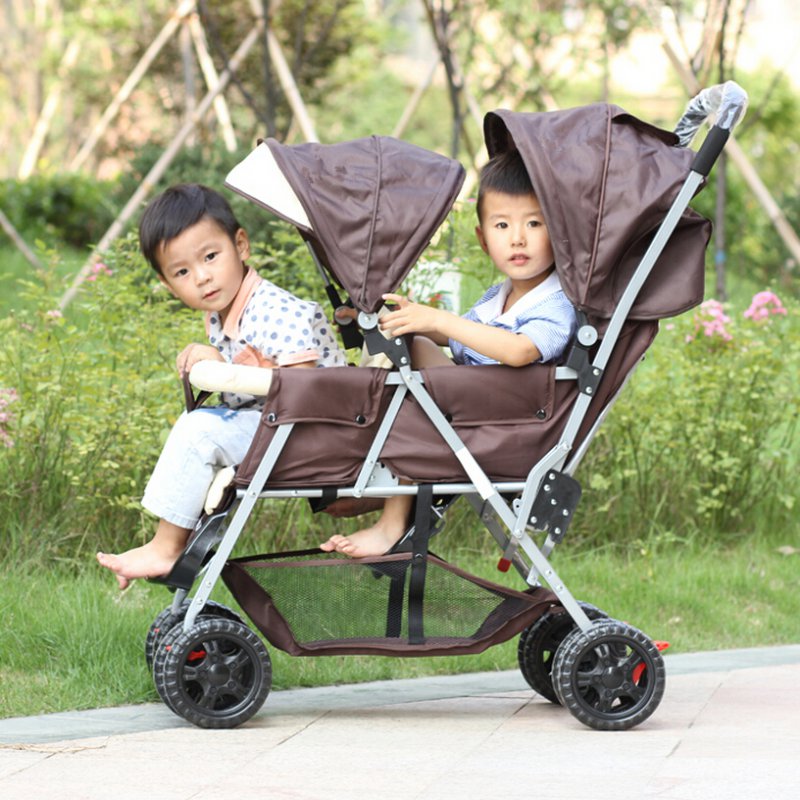 Двойная коляска для детей. Бэби Строллер. Twin Strollers, Baby Strollers, Twin Pram. Коляска для близнецов. Двойная коляска.